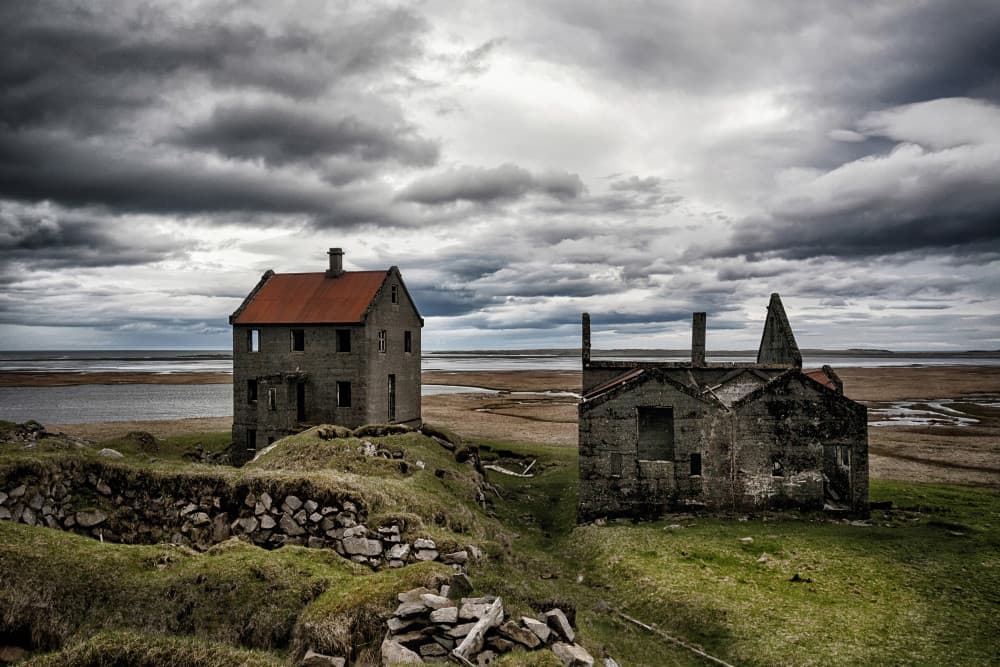 Desolate Coastal Home by Þorsteinn H. Ingibergsson — canvas wall art
