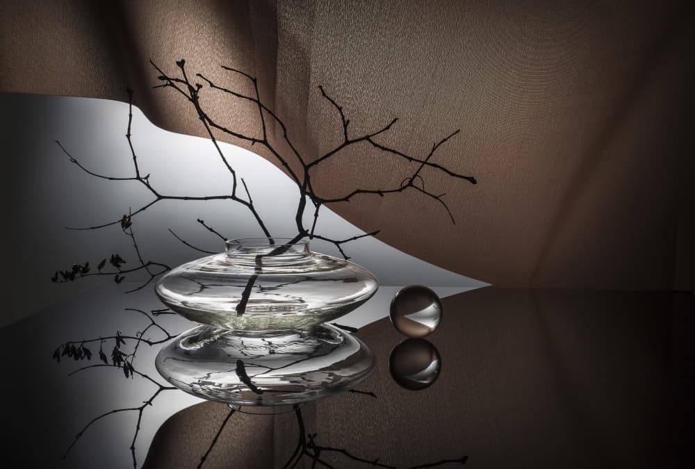 Glass Vase Serenity by Evgeniy Popov — canvas wall art