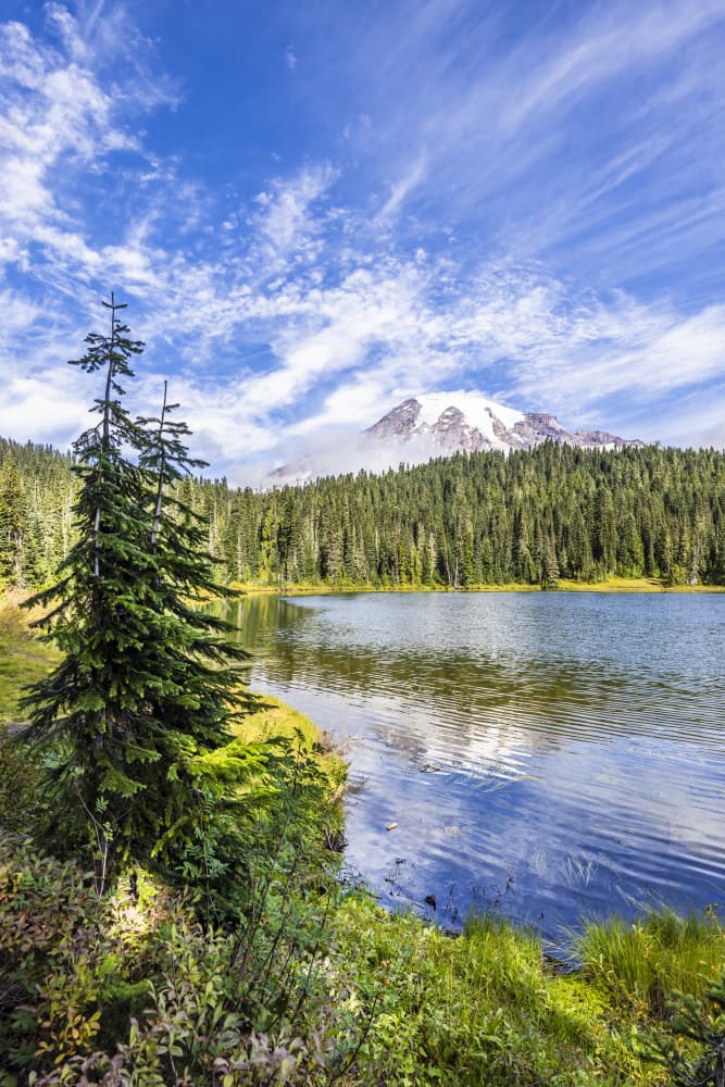 Majestic Mountain Lake by Melanie Viola — canvas wall art