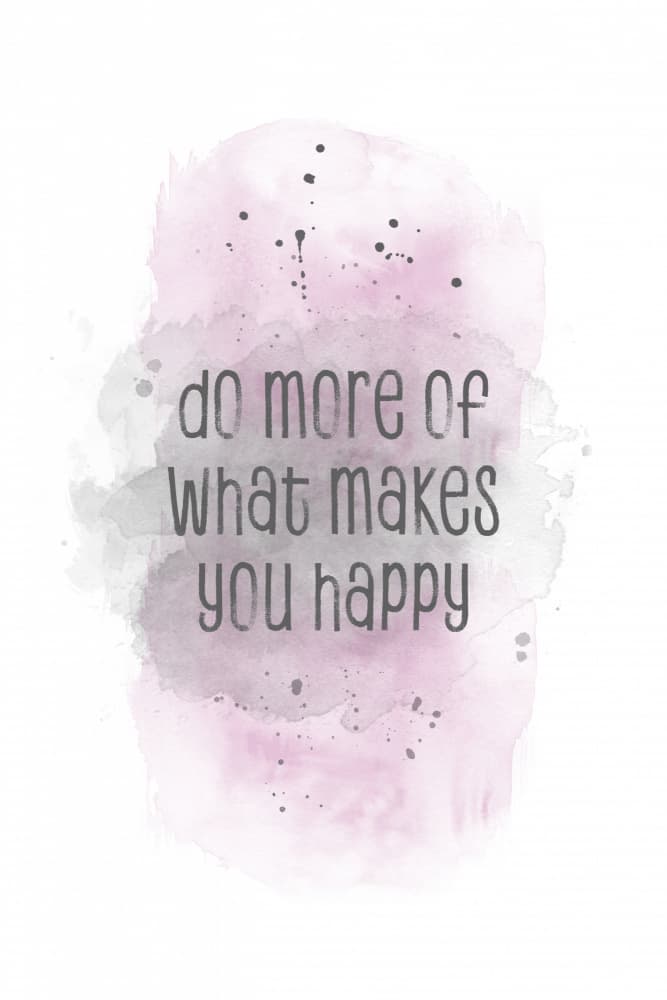 Do More Happy Quote by Melanie Viola — canvas wall art