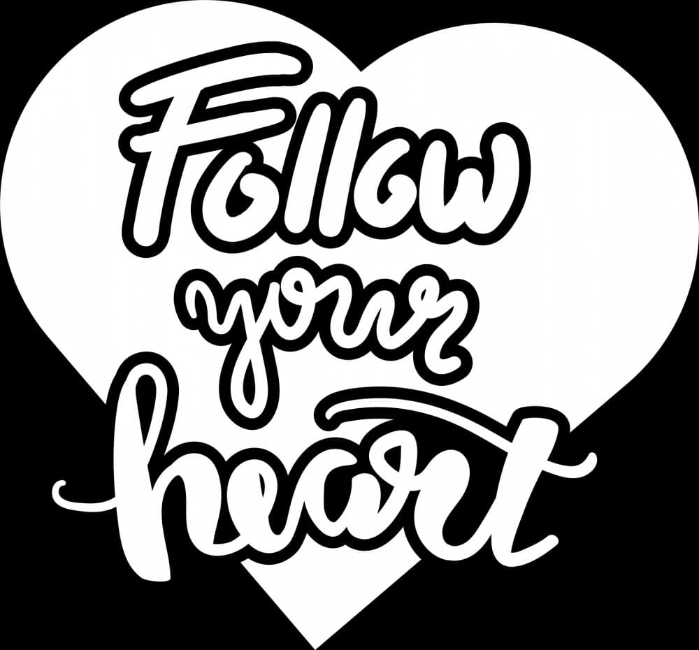 Follow Your Heart by Marika Barsrsind β canvas wall art