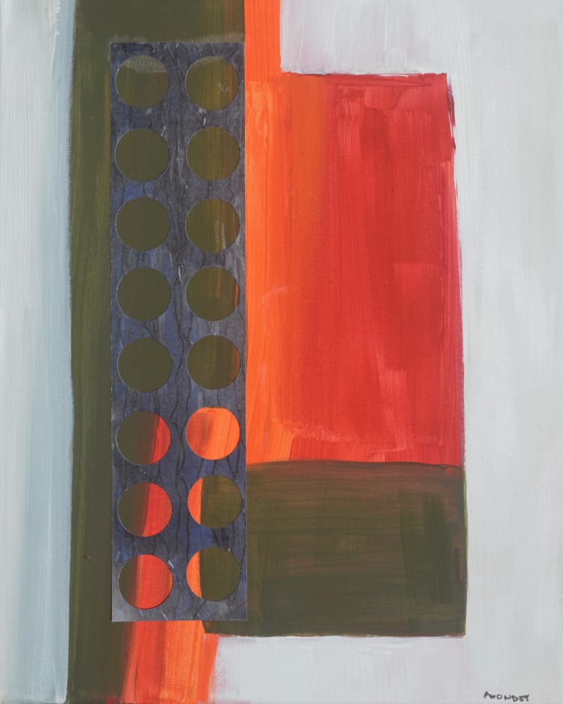 Vibrant Geometric Blocks by Natalie Avondet — canvas wall art