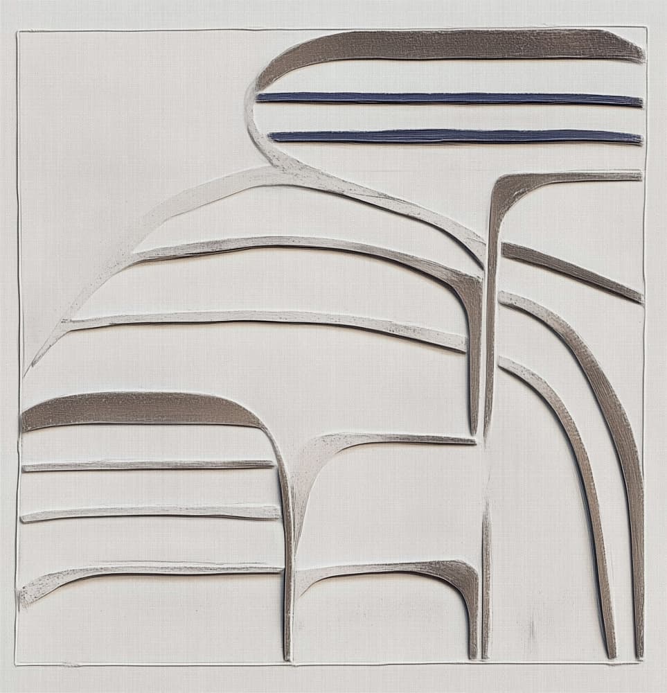 Minimalist Architectural Forms by Alma — canvas wall art