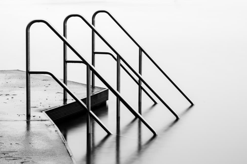 Steps Into Calm Water by Robert Bolton — canvas wall art