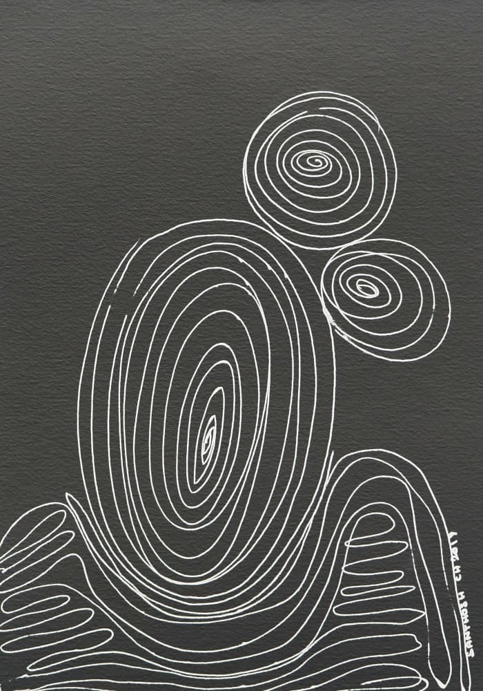 Abstract Line Forms by Santhosh ch — canvas wall art