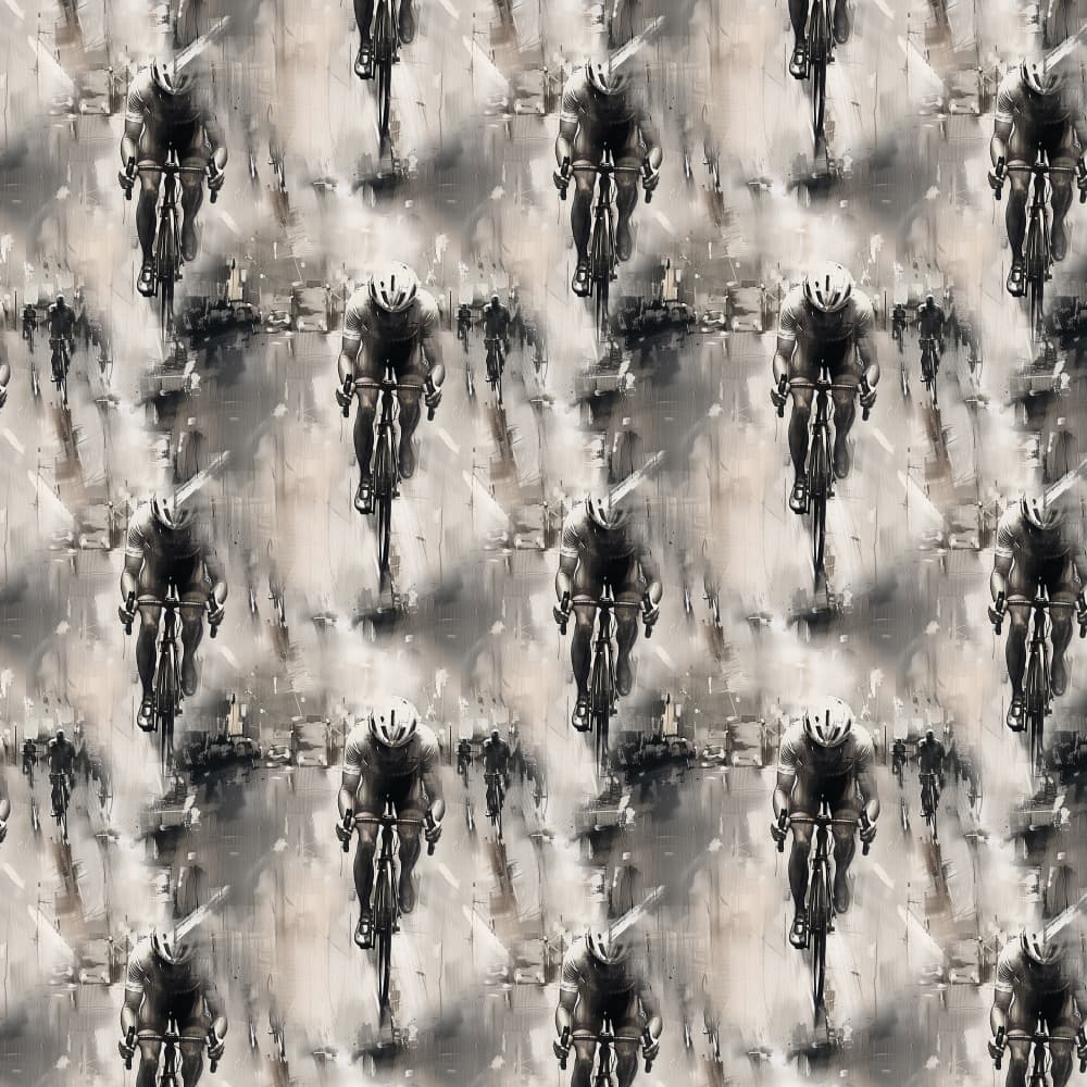 Pattern 7 sport cycler by Justyna Jaszke — canvas wall art