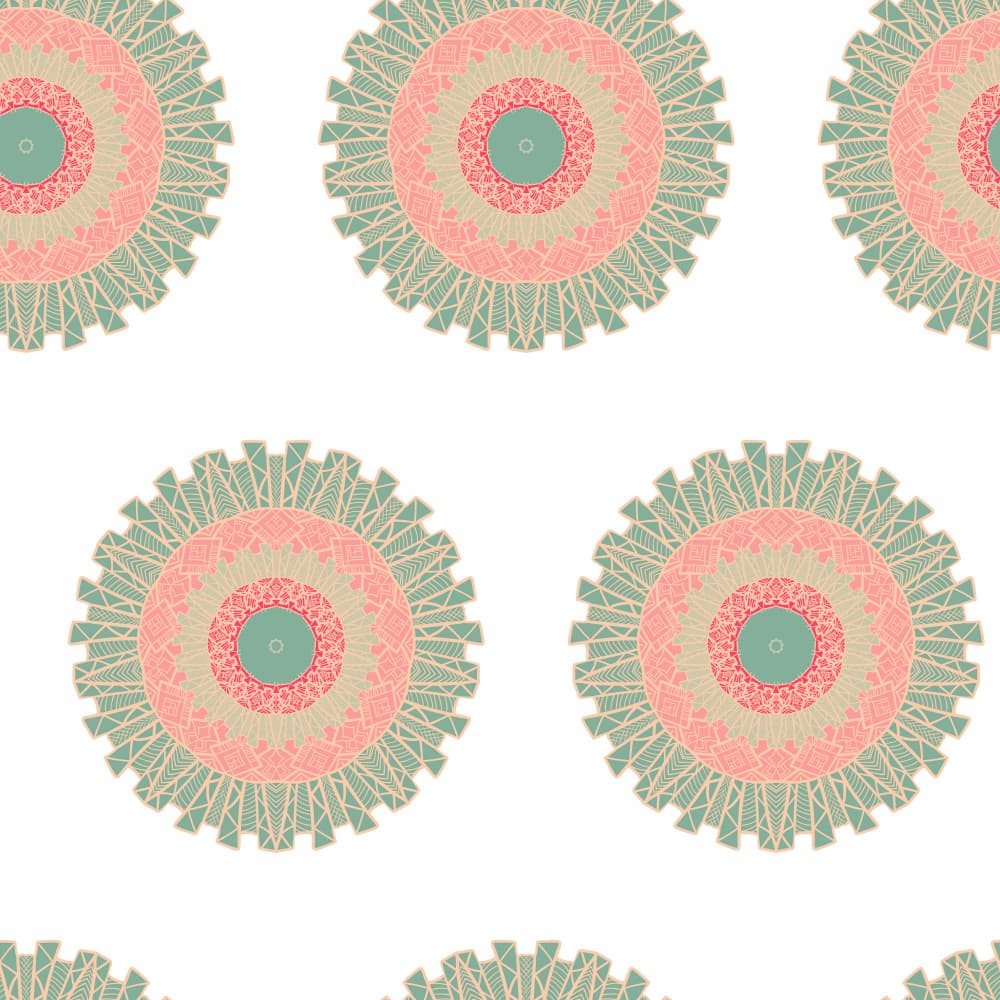 Bohemian Mandala Pattern by Marika Barsrsind β canvas wall art