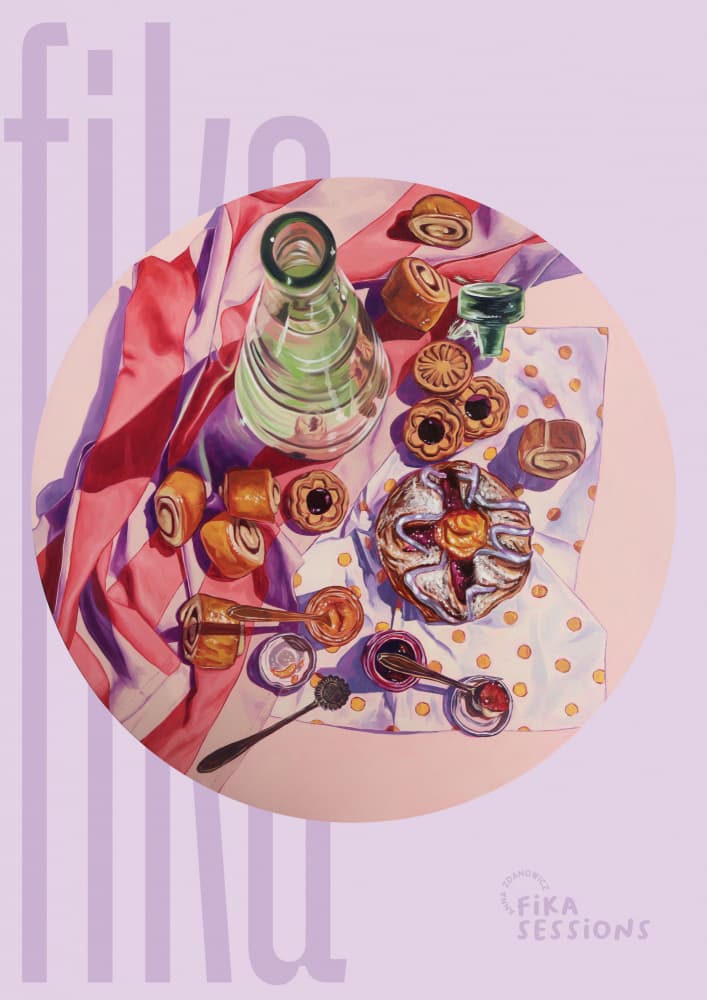 Sweet Pastry Still Life by Anna Zdanowicz — canvas wall art