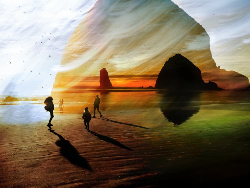 Vibrant Coastal Dream by Shenshen Dou — canvas wall art