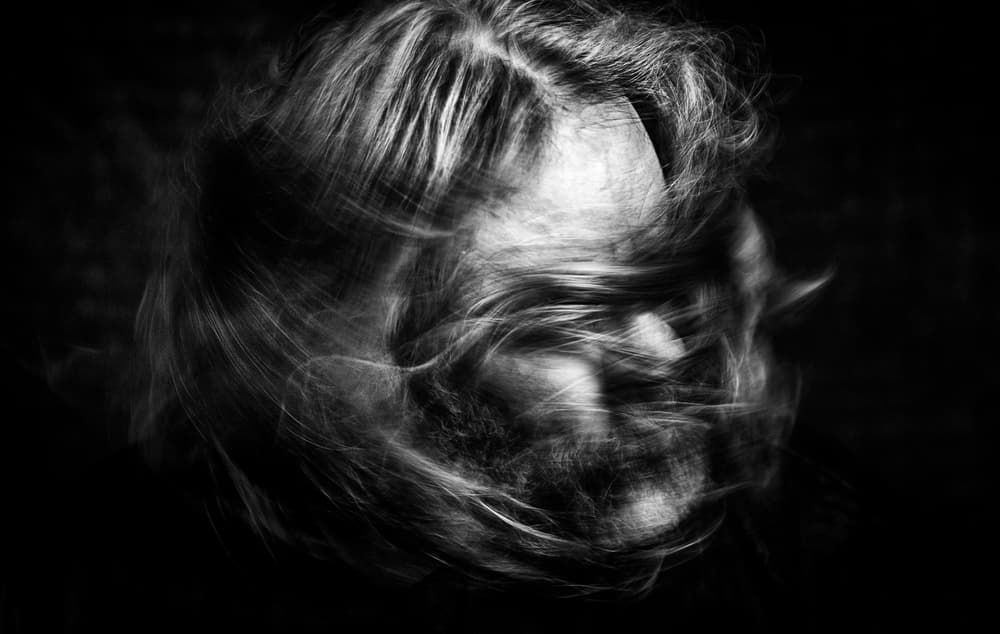 Abstract Motion Portrait by Anna Niemiec — canvas wall art