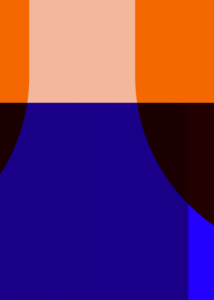 Minimalist Color Blocking by Leigh Bagley — canvas wall art
