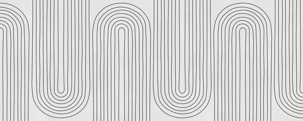 Flowing Arch Pattern by Vitor Costa — canvas wall art