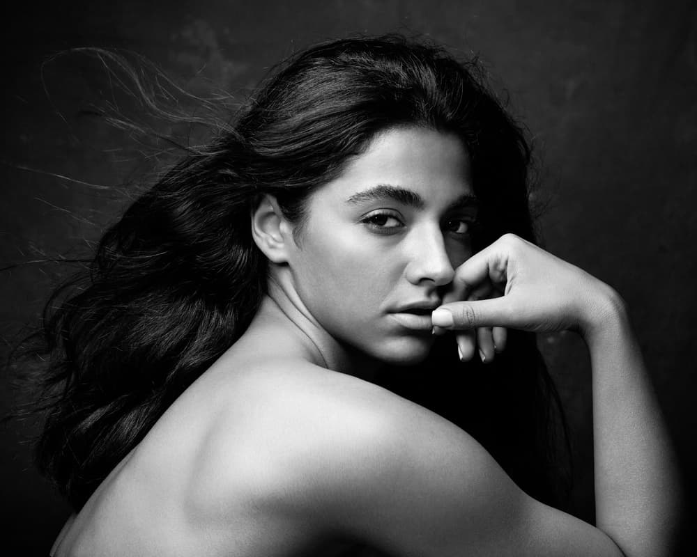 Pensive Woman Portrait by Mehdi Mokhtari — canvas wall art