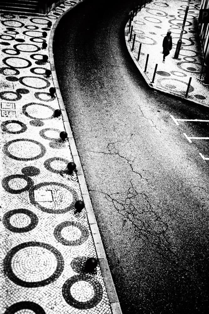 Curved Street Patterns by Rui Correia — canvas wall art
