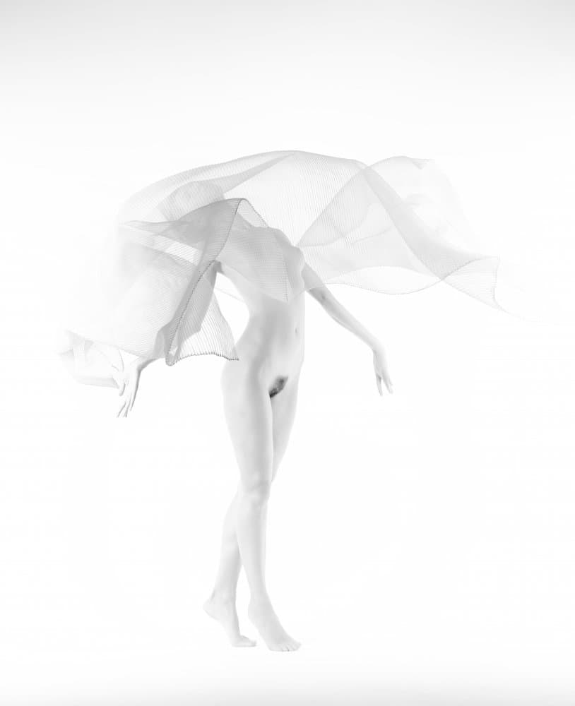 Ethereal Flowing Nude by James Yang — canvas wall art