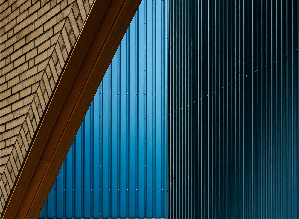 Modern Architectural Contrast by Henk van Maastricht — canvas wall art