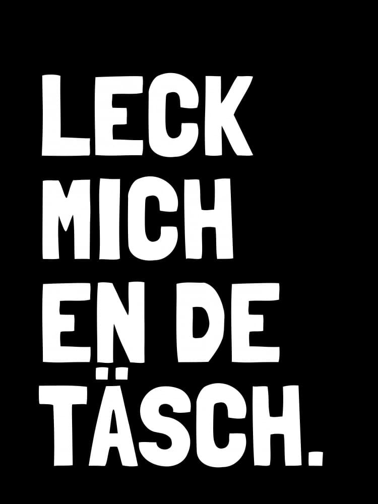 Bold German Quote by Ohkimiko — canvas wall art