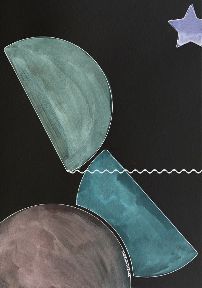 Celestial Balance by Santhosh ch — canvas wall art