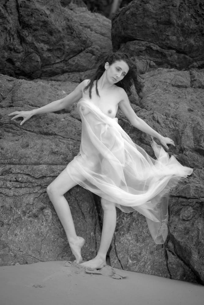 Ethereal Beach Nude by Mel Brackstone — canvas wall art