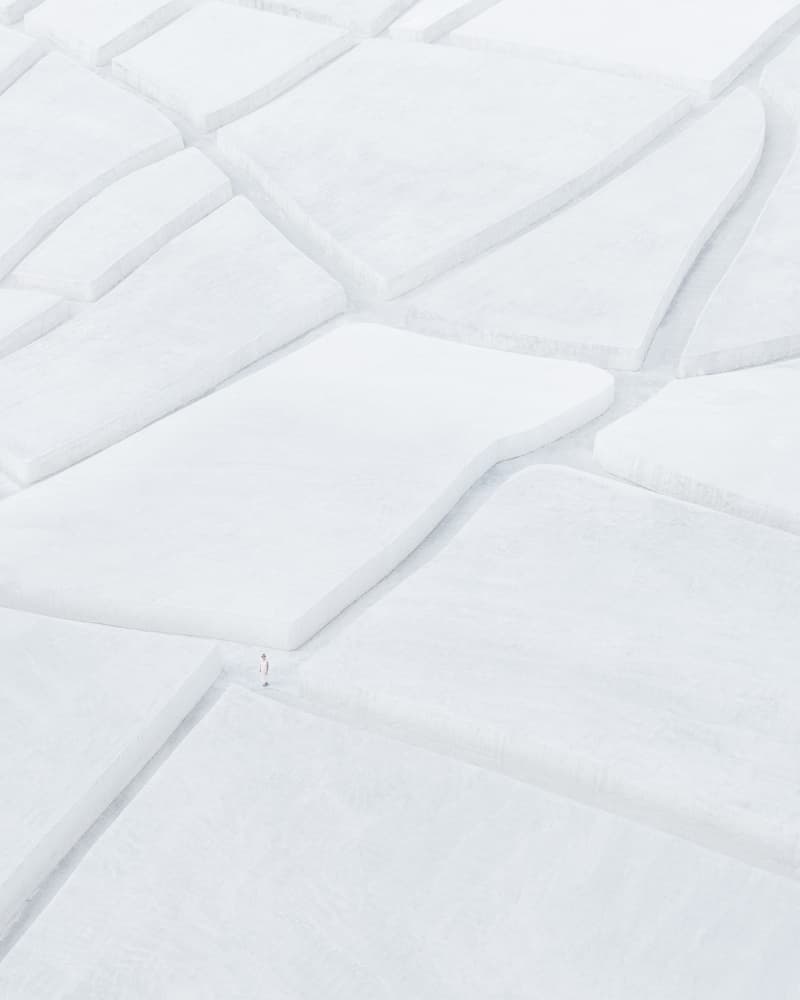 Frozen White Landscape by Witold Ziomek — canvas wall art