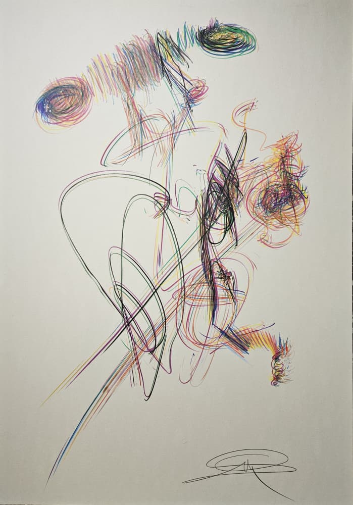 Dynamic Color Swirls by Stefano Mazzolini — canvas wall art