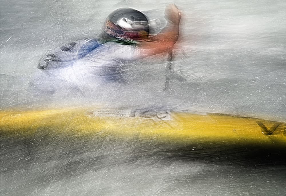 Dynamic Kayak Speed by Milan Malovrh — canvas wall art