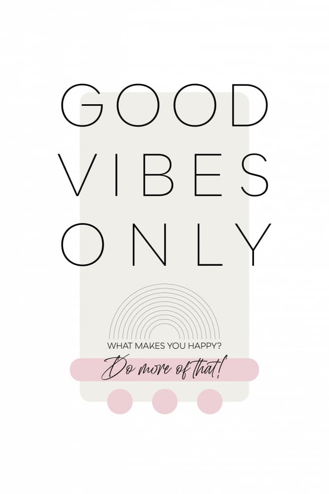 Good Vibes Only Quote by Melanie Viola — canvas wall art