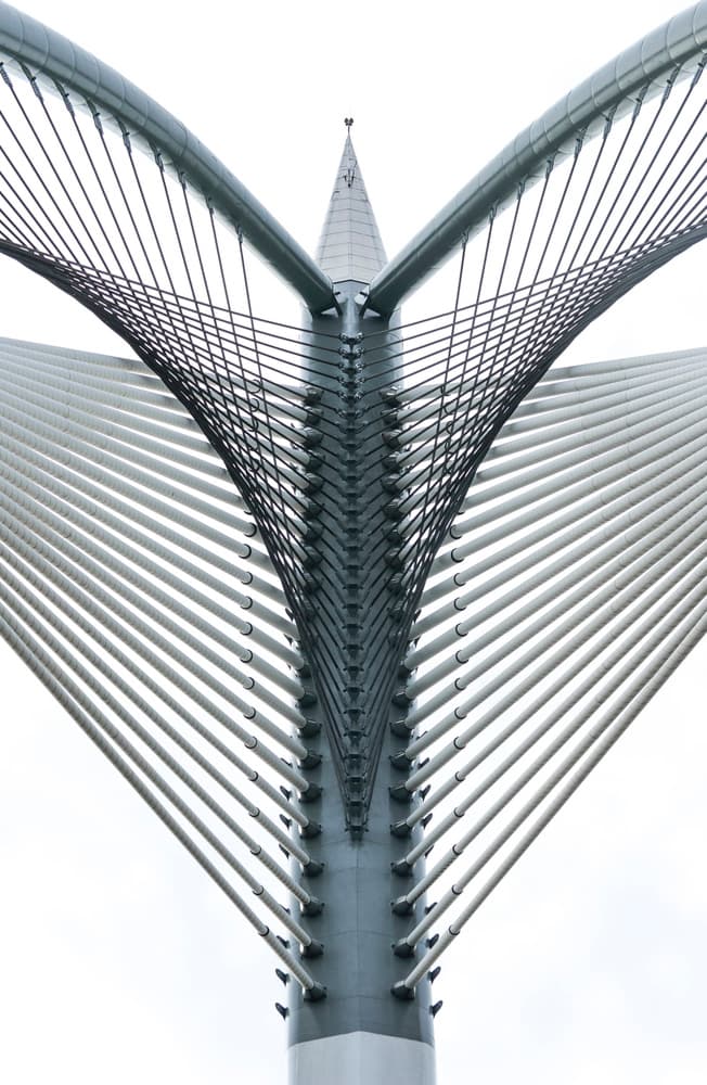 Modern Cable Structure by Ahmed Thabet — canvas wall art