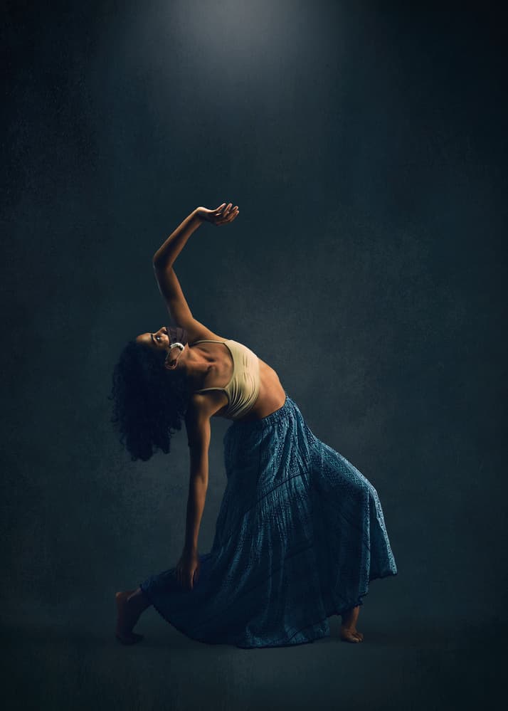 Graceful Dance Movement by Rob Li — canvas wall art
