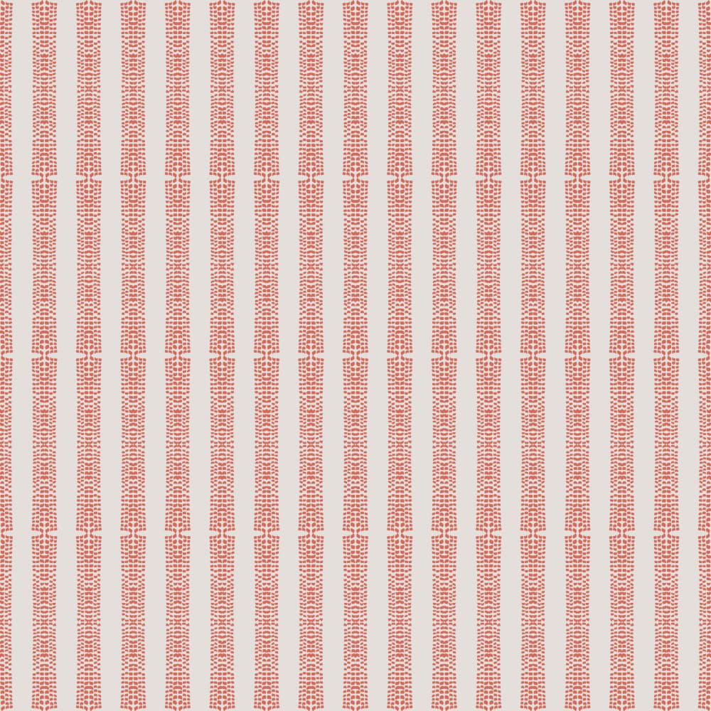 Textured Coral Stripes by Gemma Bardot — canvas wall art