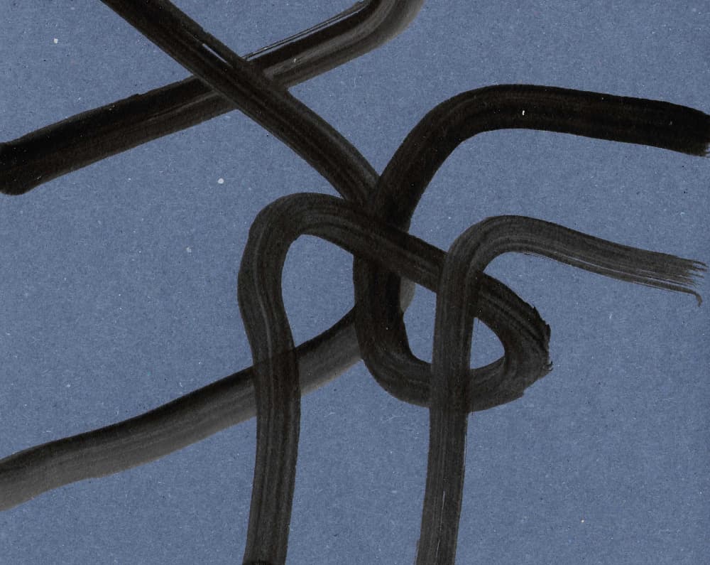 Interwoven Dark Lines by Santhosh ch — canvas wall art