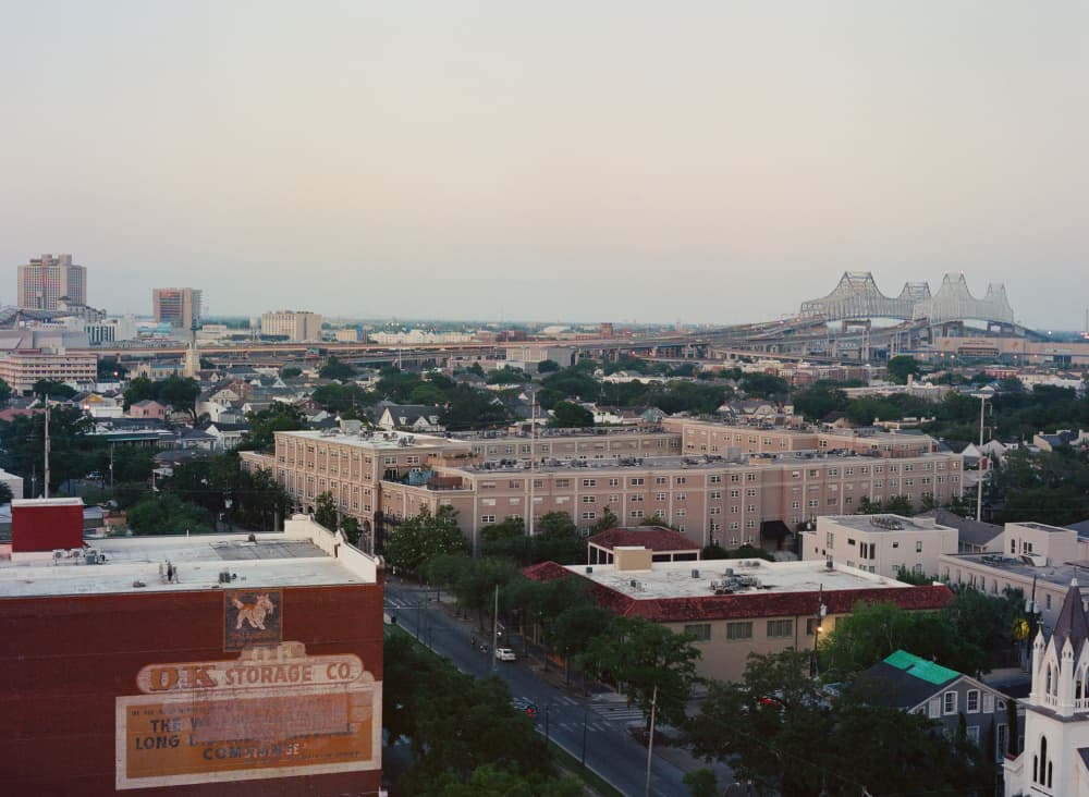City Bridge Horizon by Bethany Young — canvas wall art