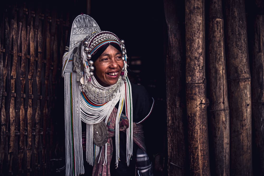 Authentic Tribal Smile by Marco Tagliarino — canvas wall art