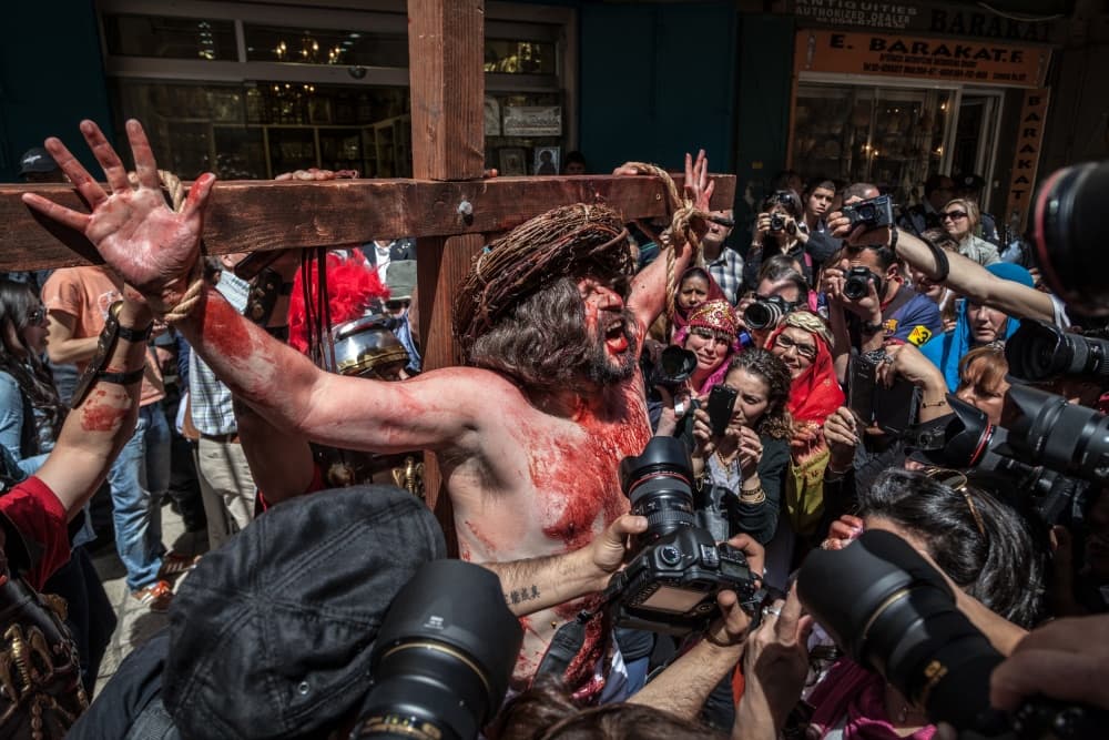 Modern Passion Play by Tomer Eliash — canvas wall art