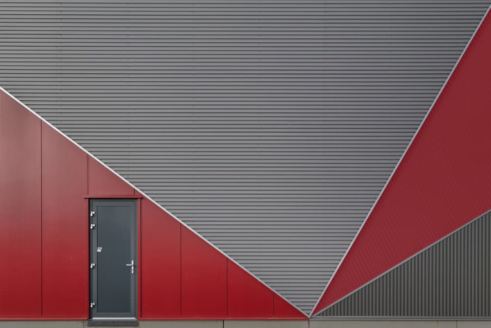 Modern Geometric Facade by Theo Luycx — canvas wall art