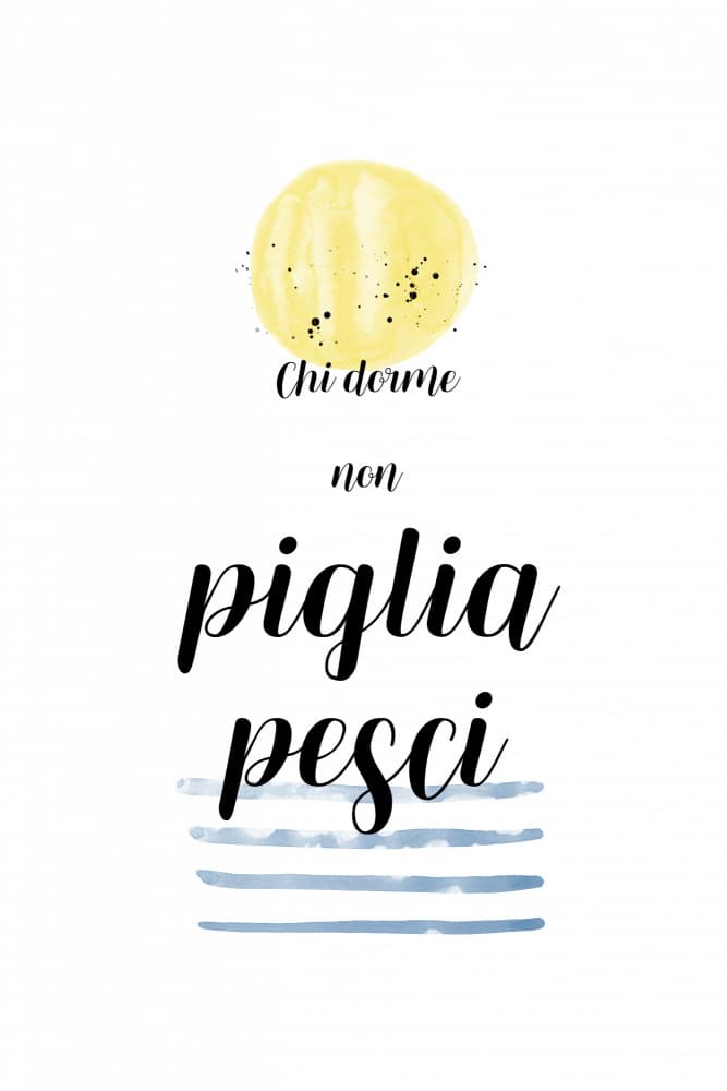 Italian Fish Wisdom by Melanie Viola — canvas wall art