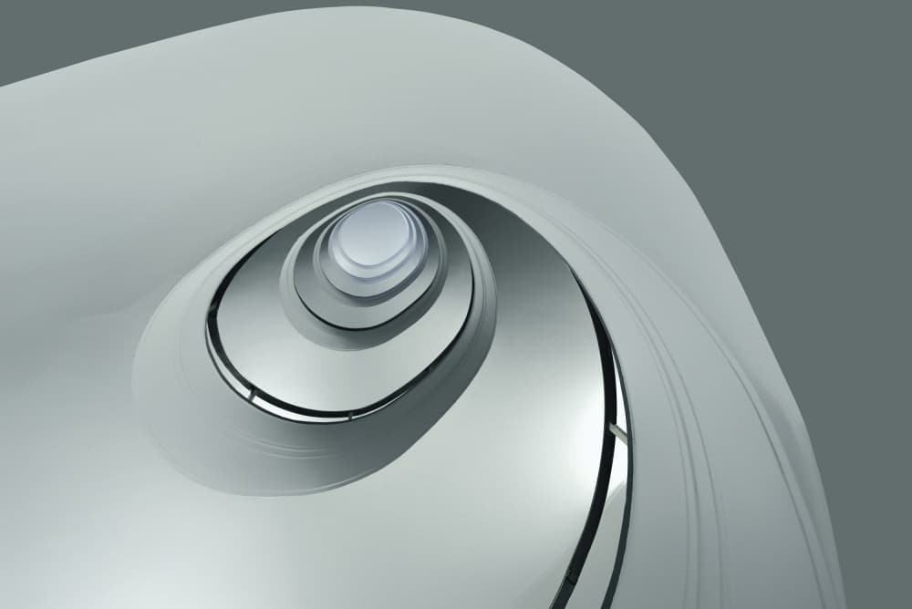 Infinite Spiral Staircase by Jorge Pimenta — canvas wall art