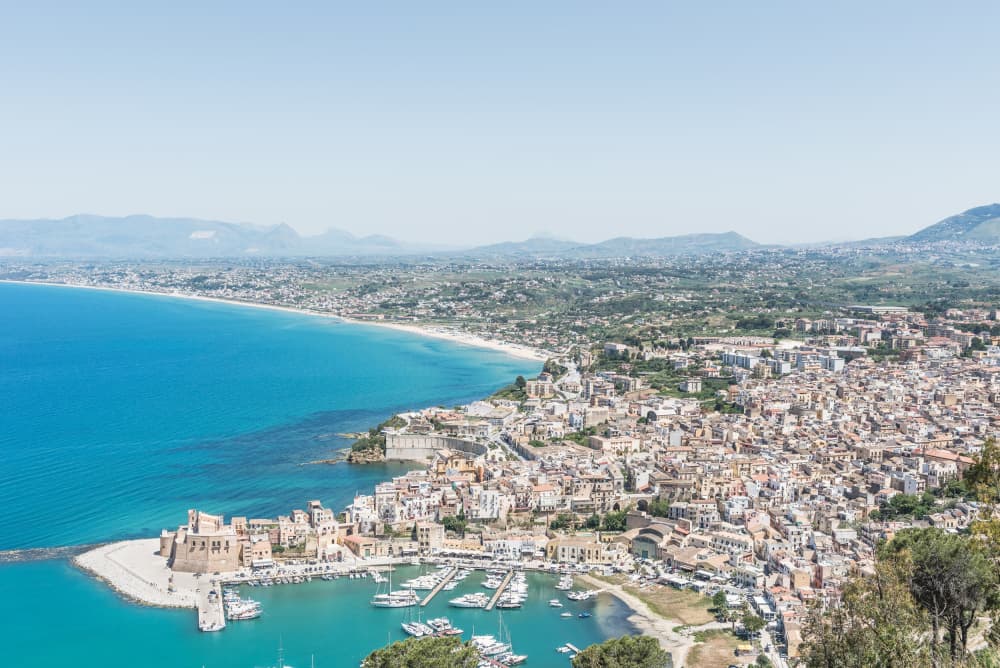 Aerial cityscape by Photolovers — canvas wall art