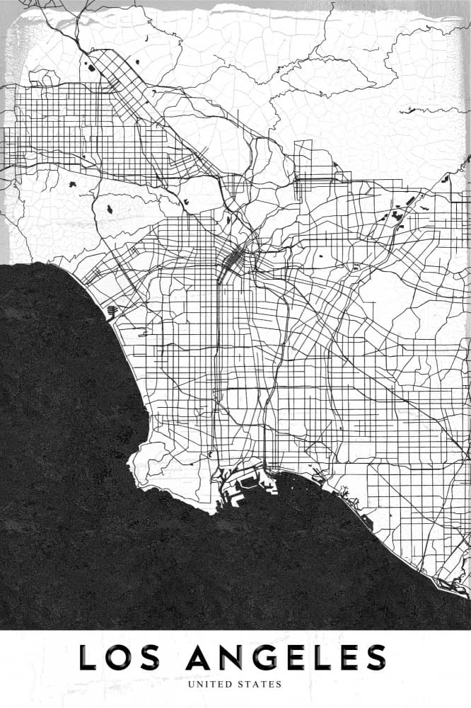 Los Angeles La by StudioSix — canvas wall art