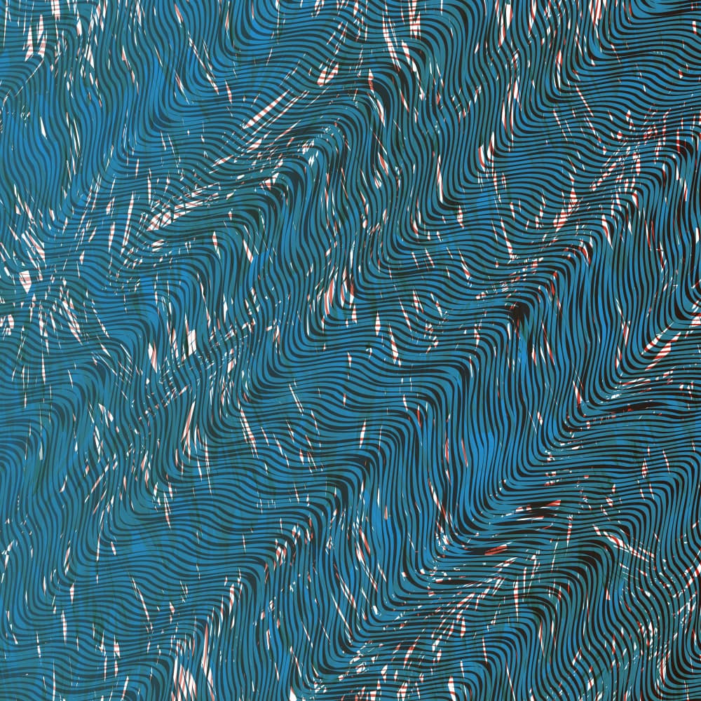 Dynamic Blue Lines by Angelo Cerantola — canvas wall art