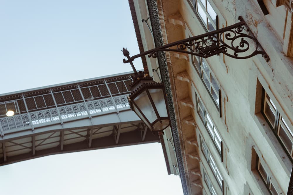 Ornate Street Lamp Bridge by Aimee Giles — canvas wall art