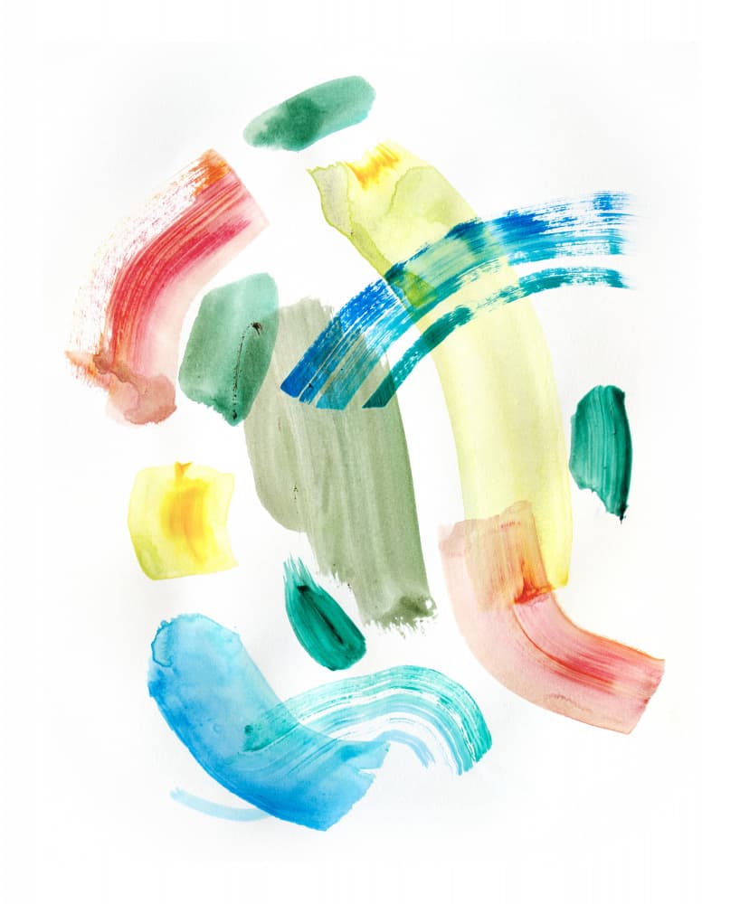 Vibrant Paint Strokes by Gemma Bardot — canvas wall art