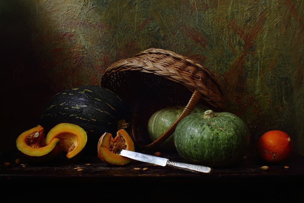 Autumn Squash Harvest by UstinaGreen — canvas wall art