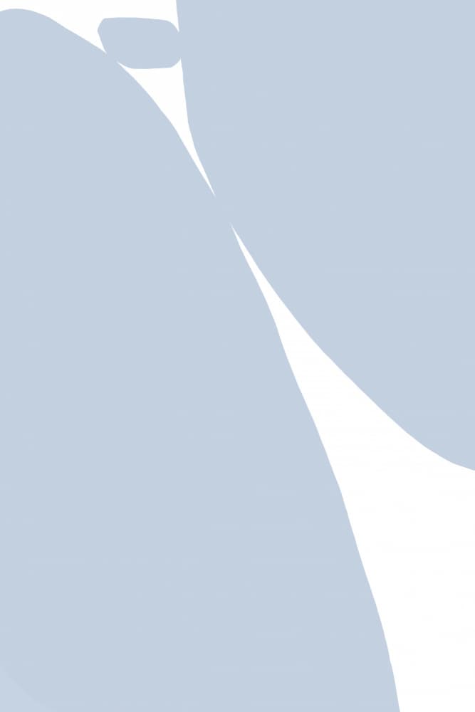 Soft Blue Curves by Treechild — canvas wall art