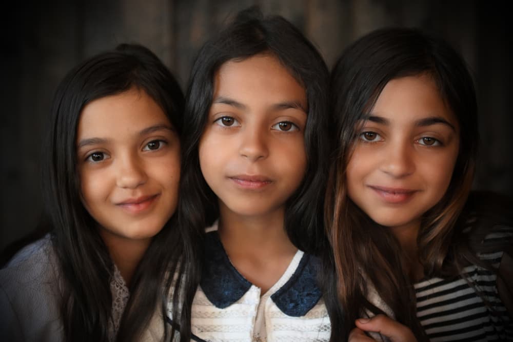 Three Young Girls by Ovi D. Pop — canvas wall art