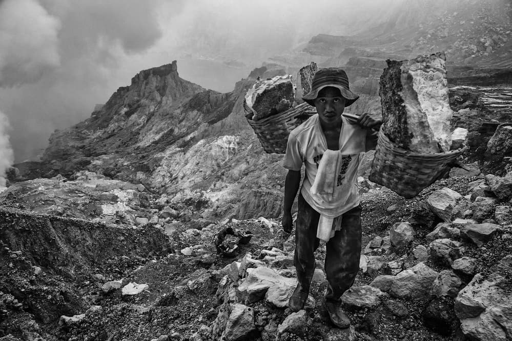 Sulfur Miner's Burden by Joxe Inazio Kuesta Garmendia — canvas wall art