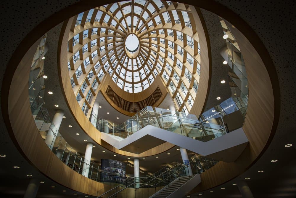 Light Filled Modern Dome by Linda Wride — canvas wall art