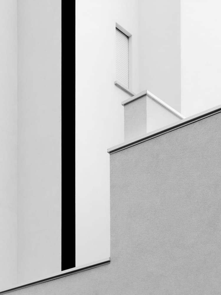 Modern Architectural Lines by Marius Surleac — canvas wall art