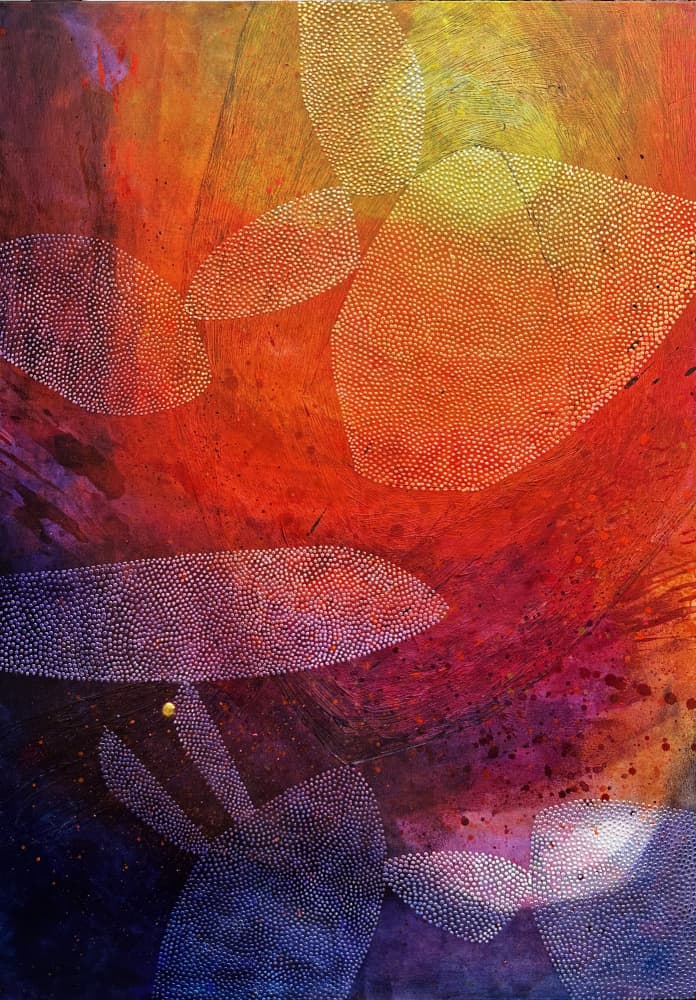 Ethereal Cosmic Flow by SAN STARLING — canvas wall art