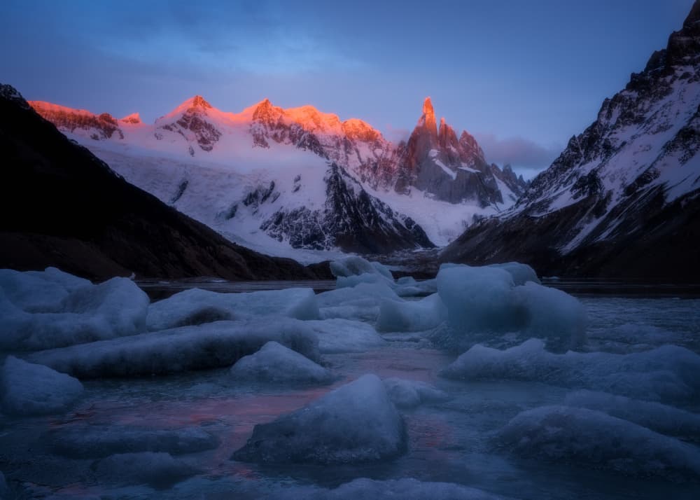 Cerro Torre Dawn by Willa Wei — canvas wall art